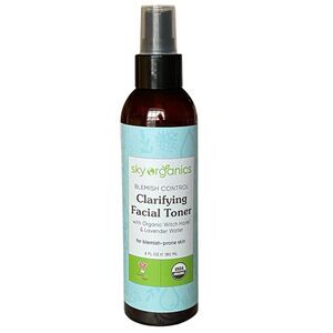 Sky Organics Blemish Control Clarifying Facial Toner, 6 oz New